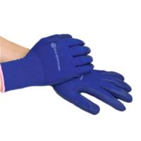 Перчатки синие, резиновые 